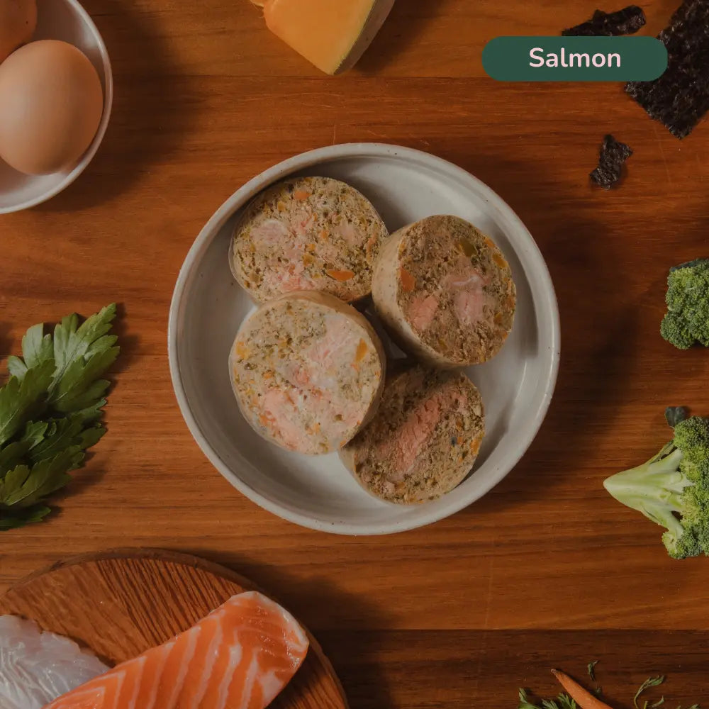 
            
                Load image into Gallery viewer, Salmon Meatloaf 400g | Best Dog Food in Australia
            
        